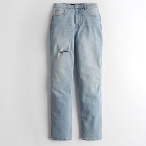 Hollister Ultra High-Rise Stacked Vintage Straight Jeans